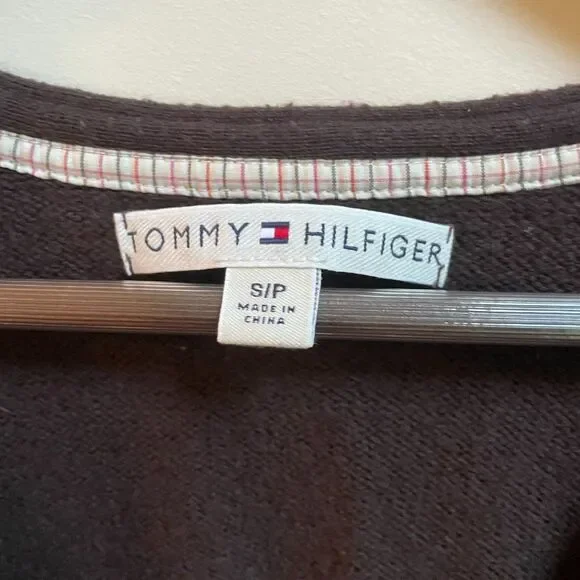 Tommy Hilfiger Women's Knitted Merino Wool Button Up Sweater Small - Picture 9 of 11